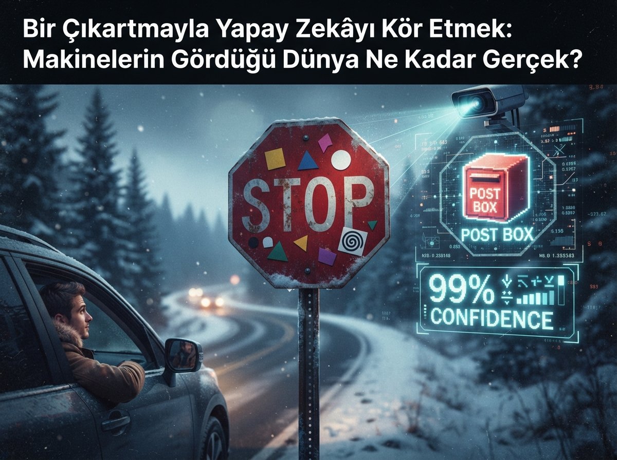 Bir Çıkartmayla Yapay Zekâyı Kör Etmek: Makinelerin Gördüğü Dünya Ne Kadar Gerçek?